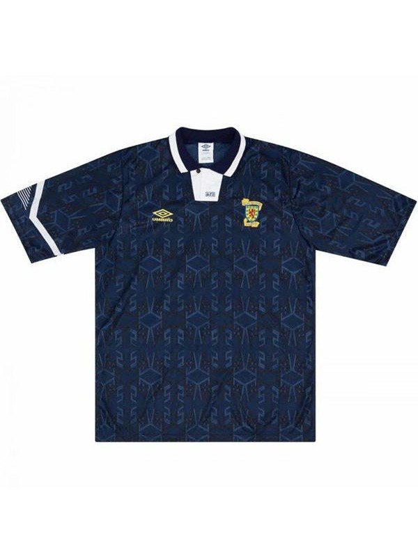 Scotland home retro jersey soccer match men's first sportswear football shirt 1991-1994